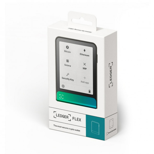Аппаратный криптокошелек Ledger Flex, зеленый в Челябинске