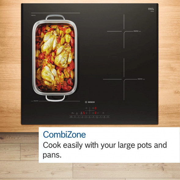 Индукционная варочная панель Bosch PVQ631HC1E, чёрный в Челябинске