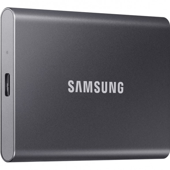 1 ТБ Внешний SSD Samsung T7, USB 3.2 Gen 2 Type-C, серый в Челябинске