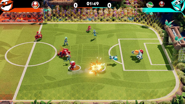 Игра Mario Strikers Battle League для Nintendo Switch, картридж в Челябинске