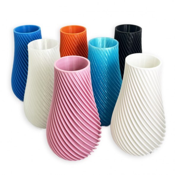 Ваза для сухоцветов HatRom Spiral, розовый в Челябинске