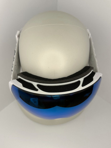 Горнолыжные очки для сноуборда Copozz (голубой, белый) в Челябинске