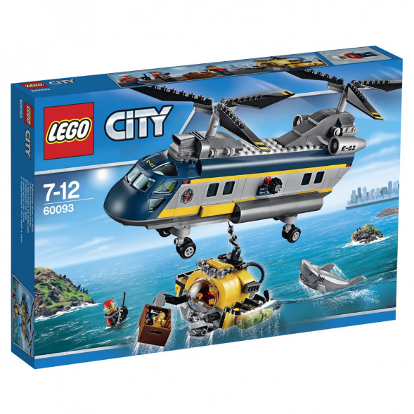 Конструктор LEGO City Deep Sea Explorers 60093 Вертолет исследователей моря в Челябинске