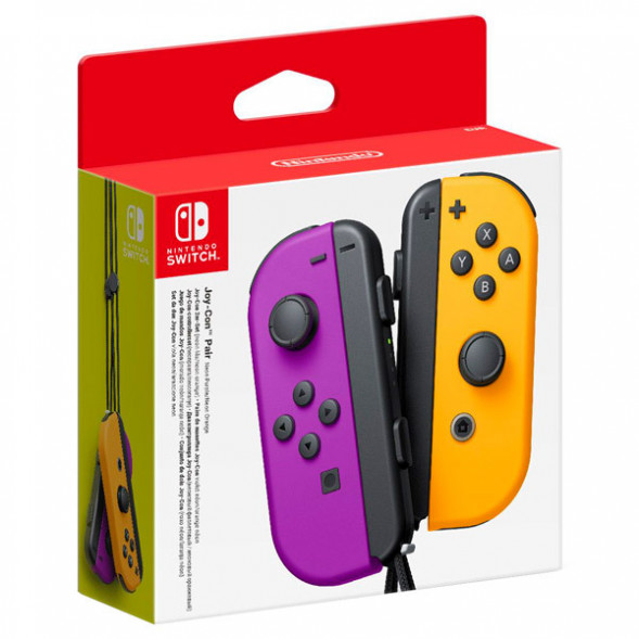 Геймпад Nintendo Switch Joy-Con controllers Duo, фиолетовый/оранжевый в Челябинске