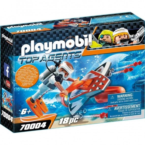 Конструктор Playmobil Top Agents 70004 Подводное крыло шпионской команды в Челябинске
