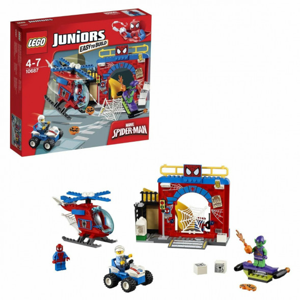 Конструктор LEGO Juniors 10687 Убежище Человека-паука в Челябинске
