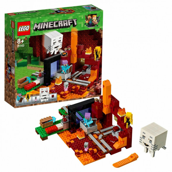 Конструктор LEGO Minecraft 21143 Портал в Подземелье  в Челябинске