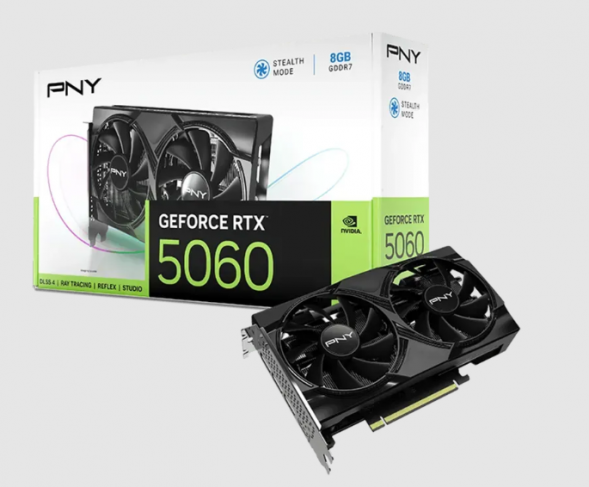 Видеокарта PNY GeForce RTX 5060 OC Dual Fan в Челябинске