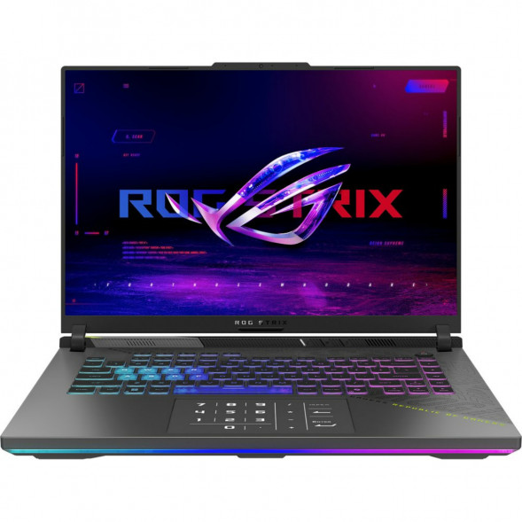 Ноутбук ASUS ROG Strix G16 G614PP-TS207 (16&amp;quot;, IPS, AMD Ryzen 9 8940HX 2.4ГГц, 16 ядер, 32ГБ DDR5, 512ГБ SSD, NVIDIA GeForce RTX 5070 8 ГБ, без ОС), серый в Челябинске