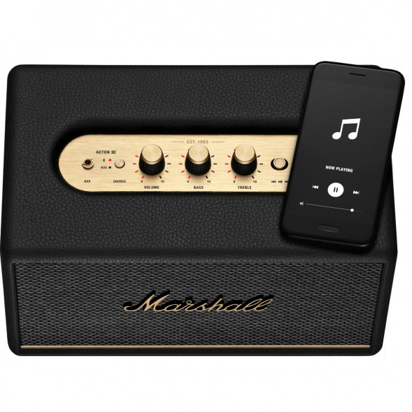 Портативная акустика Marshall Acton III, 60 Вт, черный в Челябинске