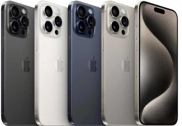 Смартфон Apple iPhone 15 Pro Max 256 ГБ, Dual: nano SIM + eSIM, синий титан в Челябинске