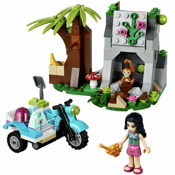Конструктор LEGO Friends 41032 Джунгли: Мотоцикл скорой помощи в Челябинске