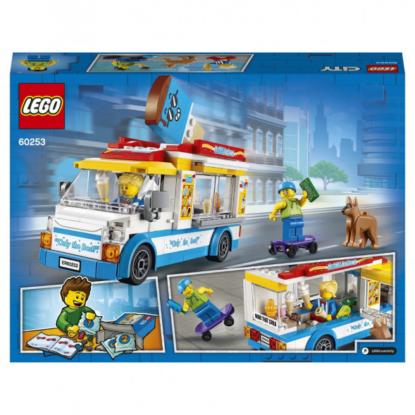 Конструктор LEGO City Great Vehicles 60253 Грузовик мороженщика в Челябинске