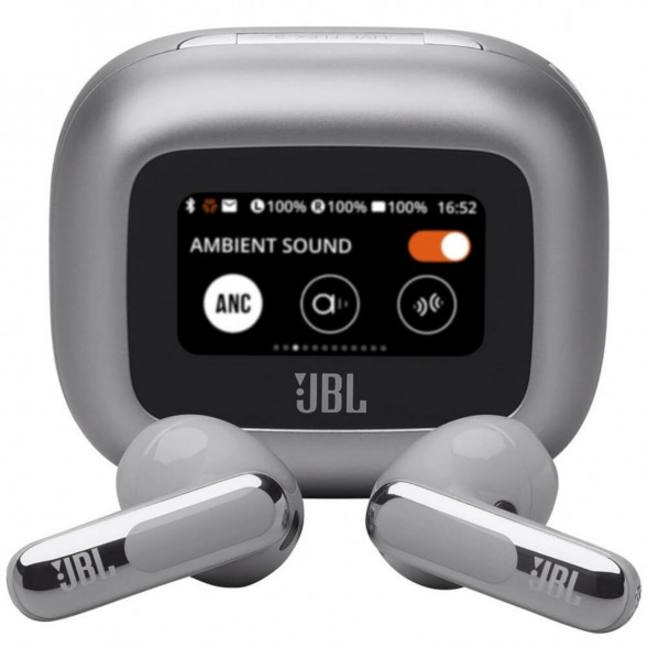 Беспроводные наушники JBL Live Flex 3, Silver в Челябинске