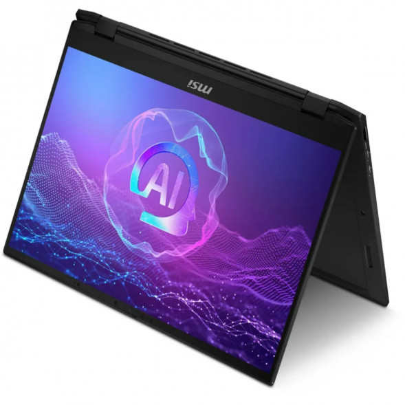 Ноутбук трансформер MSI Summit 16 AI Evo A2HMTG-057RU (16&amp;quot;, IPS, Intel Core Ultra 7 255H 2ГГц, 16 ядер, 16ГБ LPDDR5, 1ТБ SSD, Intel Arc 140T, Windows 11 Home), черный в Челябинске