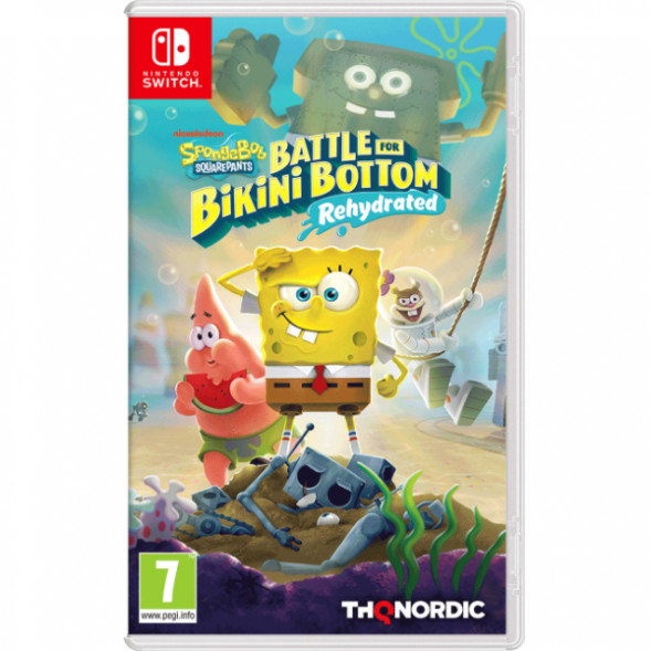Игра SpongeBob SquarePants: Battle for Bikini Bottom - Rehydrated [Nintendo Switch, русские субтитры] в Челябинске