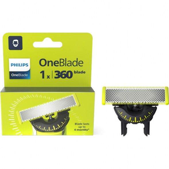 Сменные лезвия Philips OneBlade QP410/50, 1 шт. в Челябинске