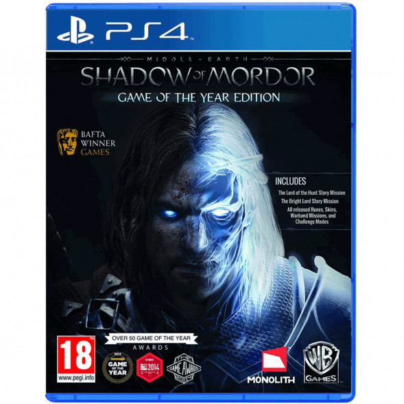 Игра Middle Earth: Shadow Of Mordor. Game of the Year Edition [PS4, русские субтитры] в Челябинске