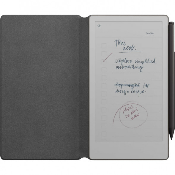 Графический планшет reMarkable Paper Pro Move + Стилус MarkerPlus + Чехол BookFolio Premium Leather, Black в Челябинске