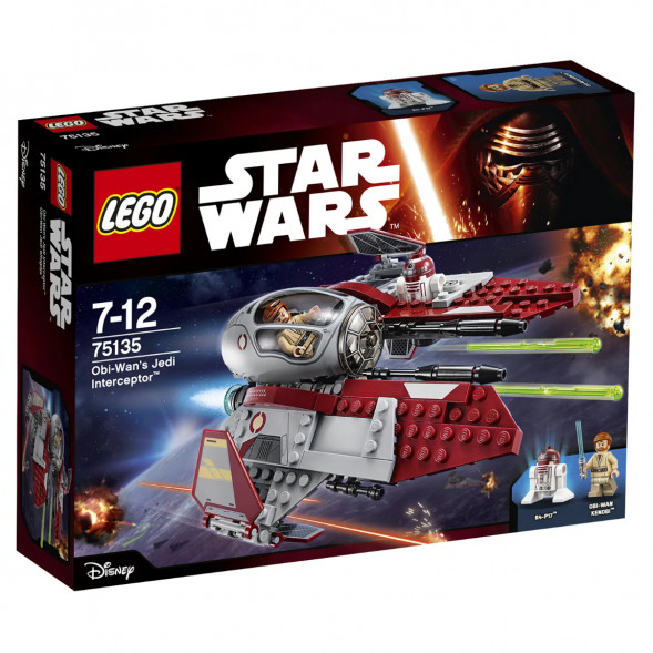 Конструктор LEGO Star Wars 75135 Перехватчик джедаев Оби-Вана Кеноби в Челябинске