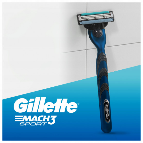 Лезвия для бритвы Gillette Mach3 Sport, 15 шт. в Челябинске