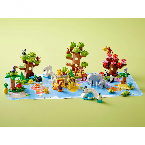 Конструктор LEGO DUPLO 10975 Дикие животные мира в Челябинске