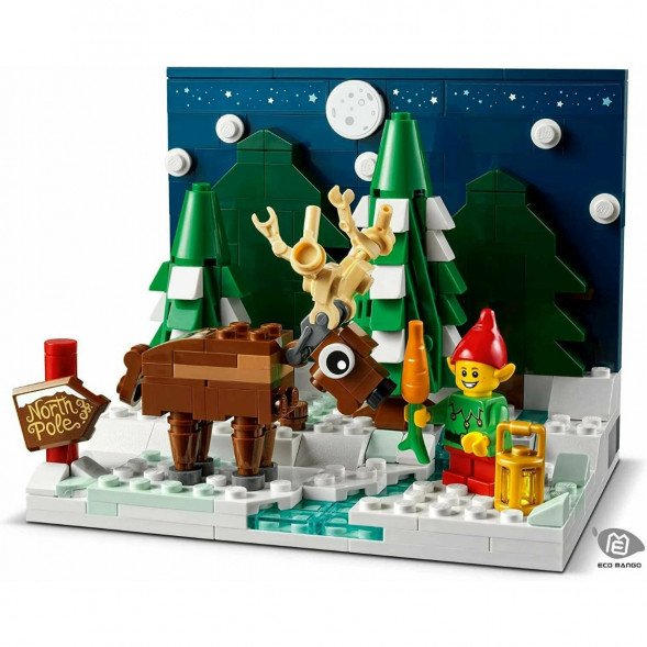 Конструктор LEGO 40484 Перед домом Деда Мороза в Челябинске