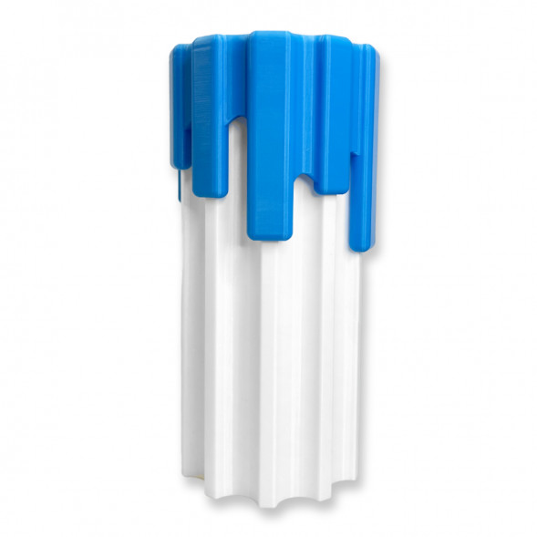 Ваза HatRom Drip, белый-синий в Челябинске