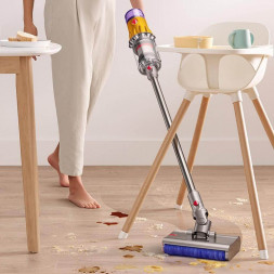 Пылесос Dyson V12S Detect Slim Submarine SV46, Yellow/Nickel