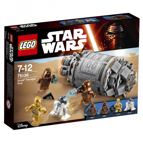 Конструктор LEGO Star Wars 75136 Спасательная капсула дроидов в Челябинске