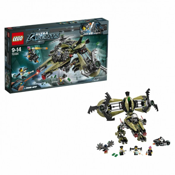 Конструктор LEGO Ultra Agents 70164 Штормовое нападение Сайклона в Челябинске